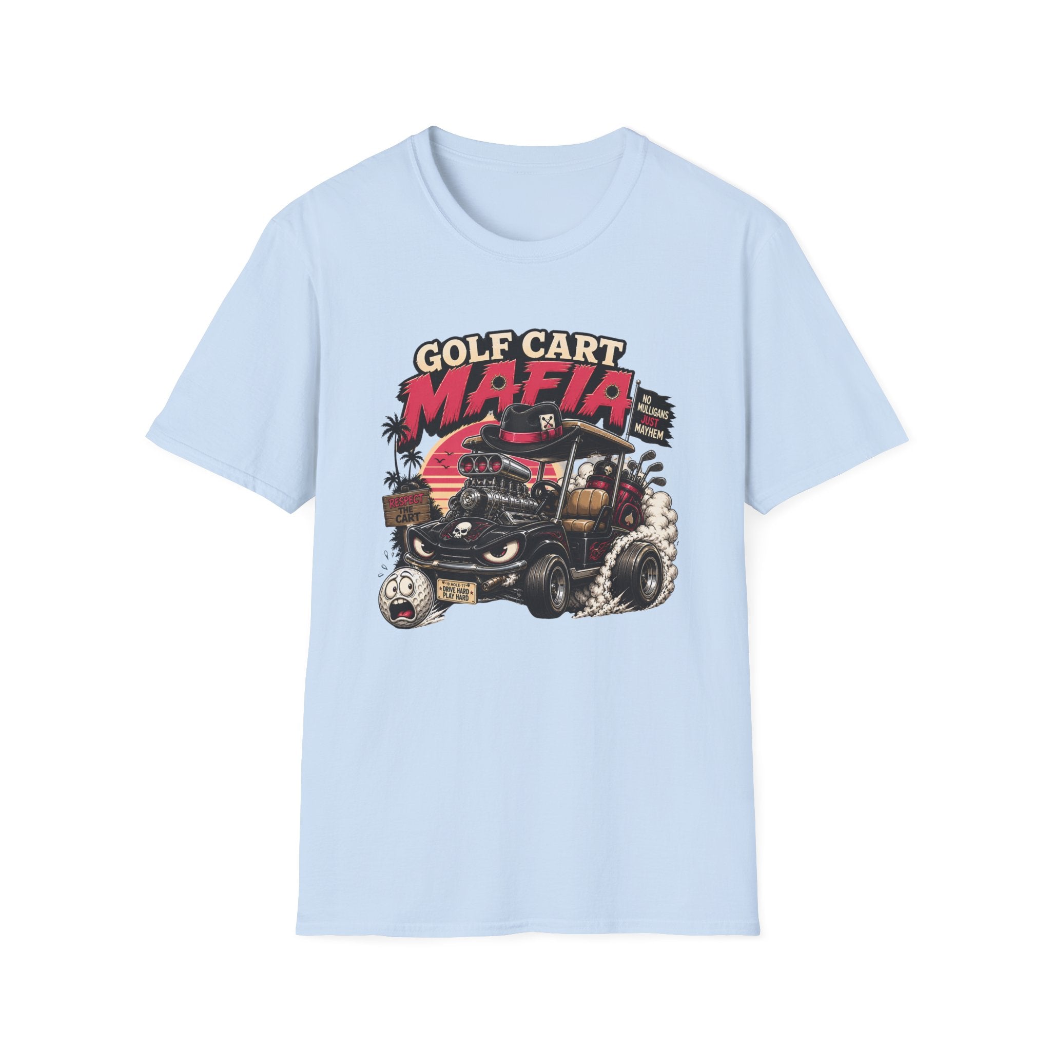 Golf Cart Mafia T-Shirt — Retro Off-Road Golf Cart Graphic Tee