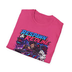 T-Shirt — "Respawn & Redline: No Lag Just Drift" Retro Gaming Drift Car Tee