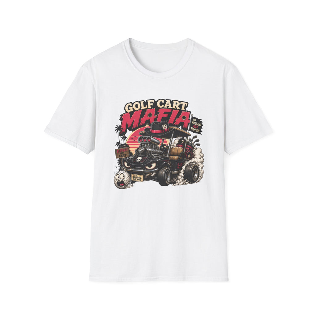 Golf Cart Mafia T-Shirt — Retro Off-Road Golf Cart Graphic Tee