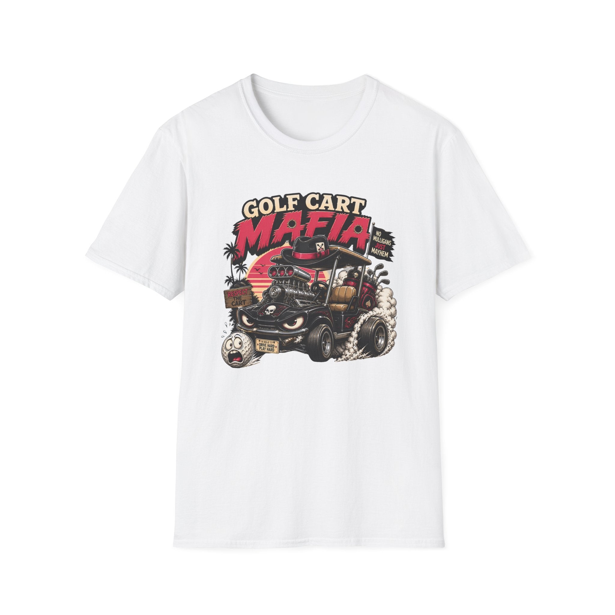Golf Cart Mafia T-Shirt — Retro Off-Road Golf Cart Graphic Tee