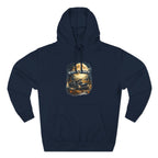 Night Drive Graphic Hoodie — 'Night Shift' Vintage Car Fleece Pullover