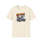 Grandpa's Ride T-Shirt — Vintage Muscle Car & Dog Graphic Gift