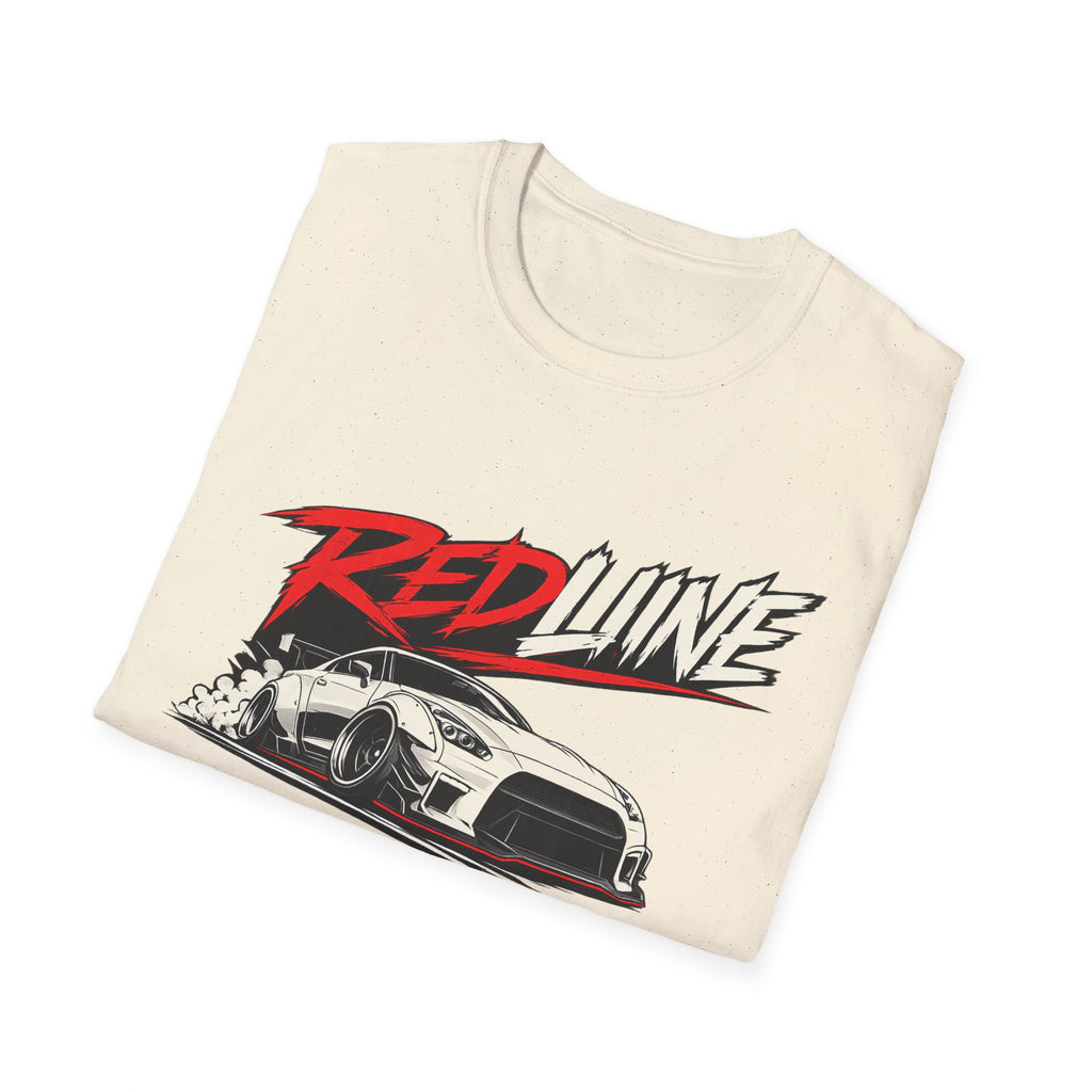 Redline Racing Car T-Shirt — Sporty Drift Graphic Tee