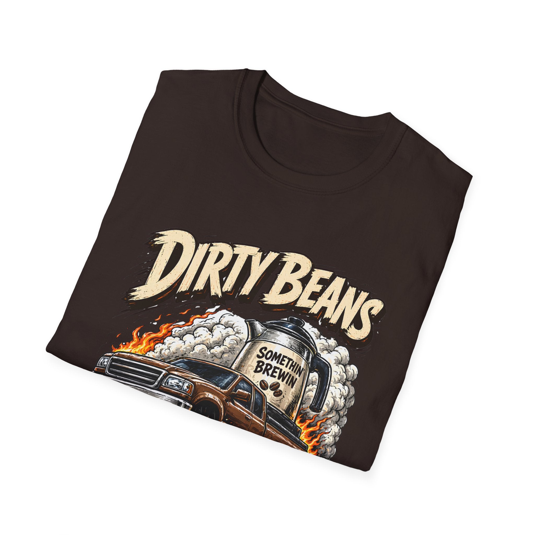 Dirty Beans Monster Truck T-Shirt — Smoky Off-Road Graphic Tee