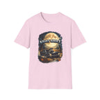 Night Shift T-Shirt — Vintage Full Moon Trucking Tee for Night Drivers