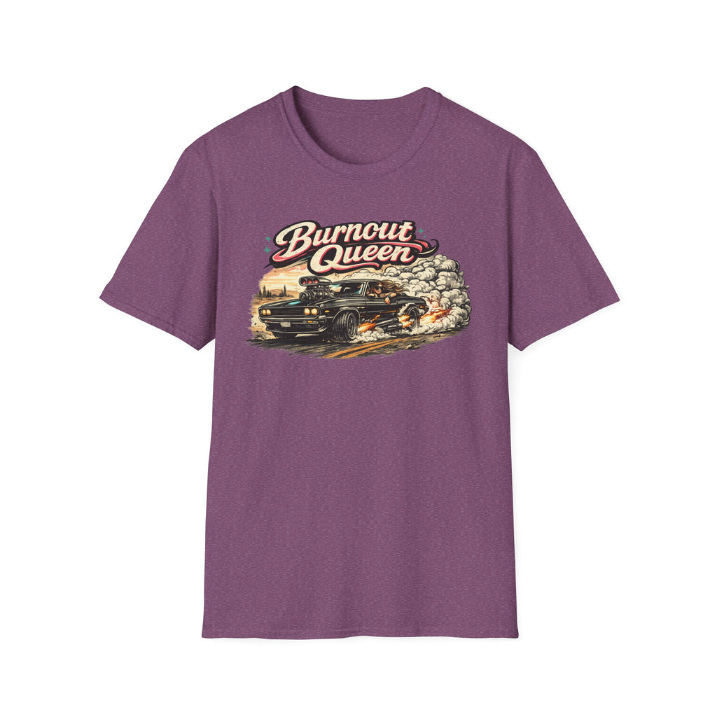 Burnout Queen T-Shirt — Vintage Muscle Car Graphic Tee