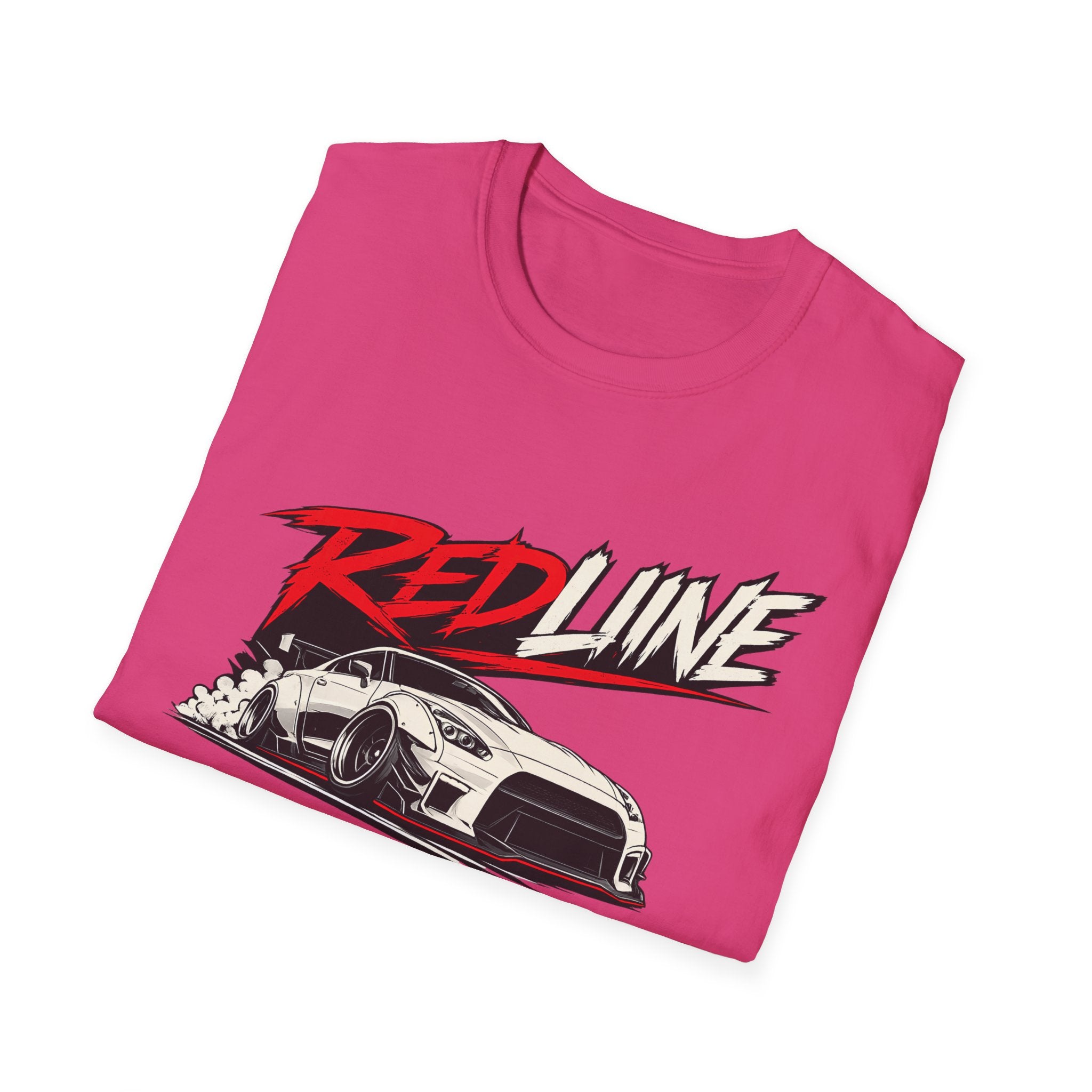 Redline Racing Car T-Shirt — Sporty Drift Graphic Tee