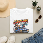 Grandpa's Ride T-Shirt — Vintage Muscle Car & Dog Graphic Gift