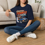 Grumpy Grampy’s Ride T-Shirt — Retro Grandpa Car Racing Tee
