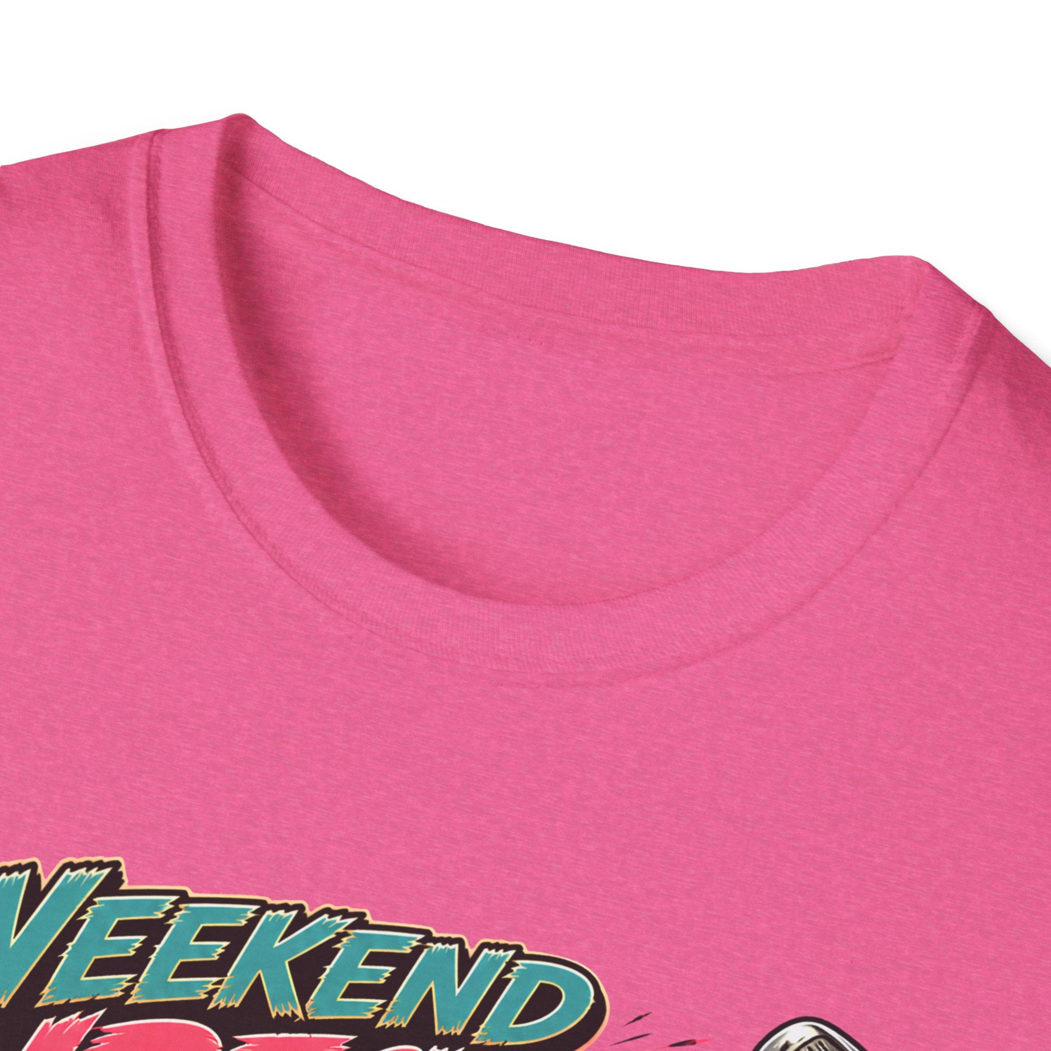 Weekend Wrecker Golf Cart T-Shirt — Retro Tropical Driving Club Tee