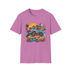 Beaches Do Be Crazy T-Shirt — Retro Surf Road Trip Tee