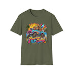 Beaches Do Be Crazy T-Shirt — Retro Surf Road Trip Tee