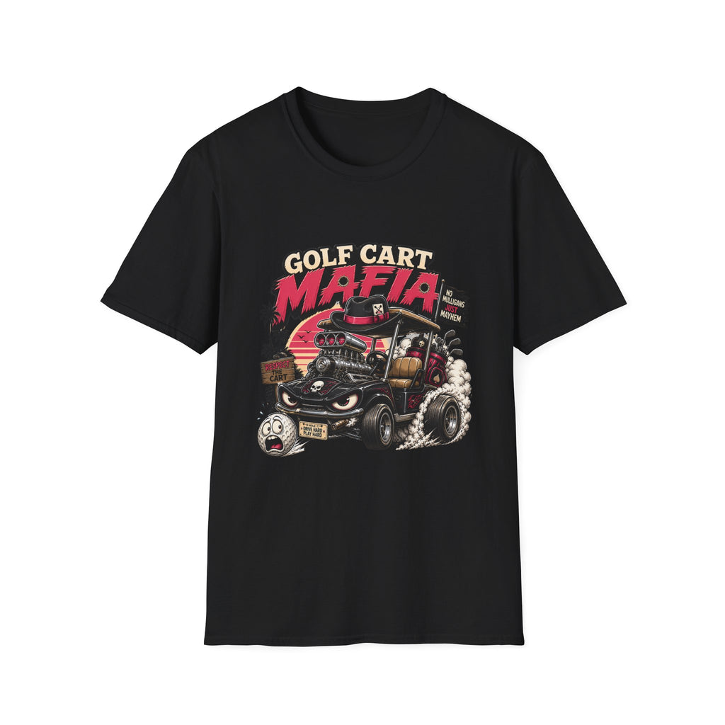 Golf Cart Mafia T-Shirt — Retro Off-Road Golf Cart Graphic Tee
