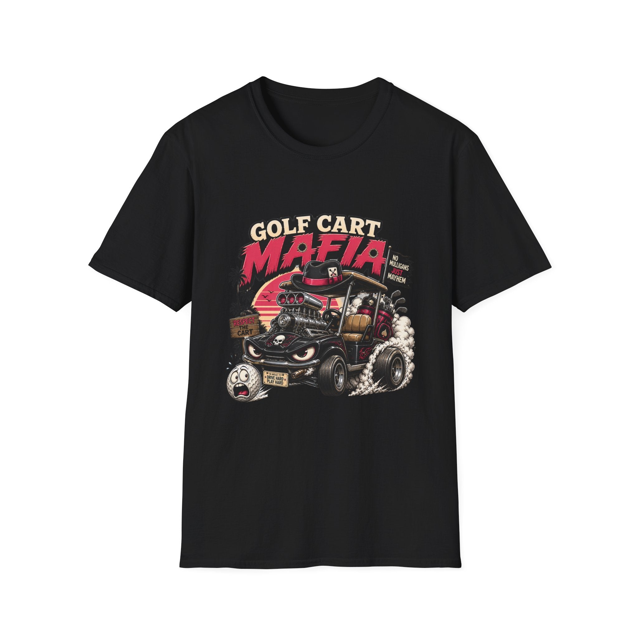 Golf Cart Mafia T-Shirt — Retro Off-Road Golf Cart Graphic Tee