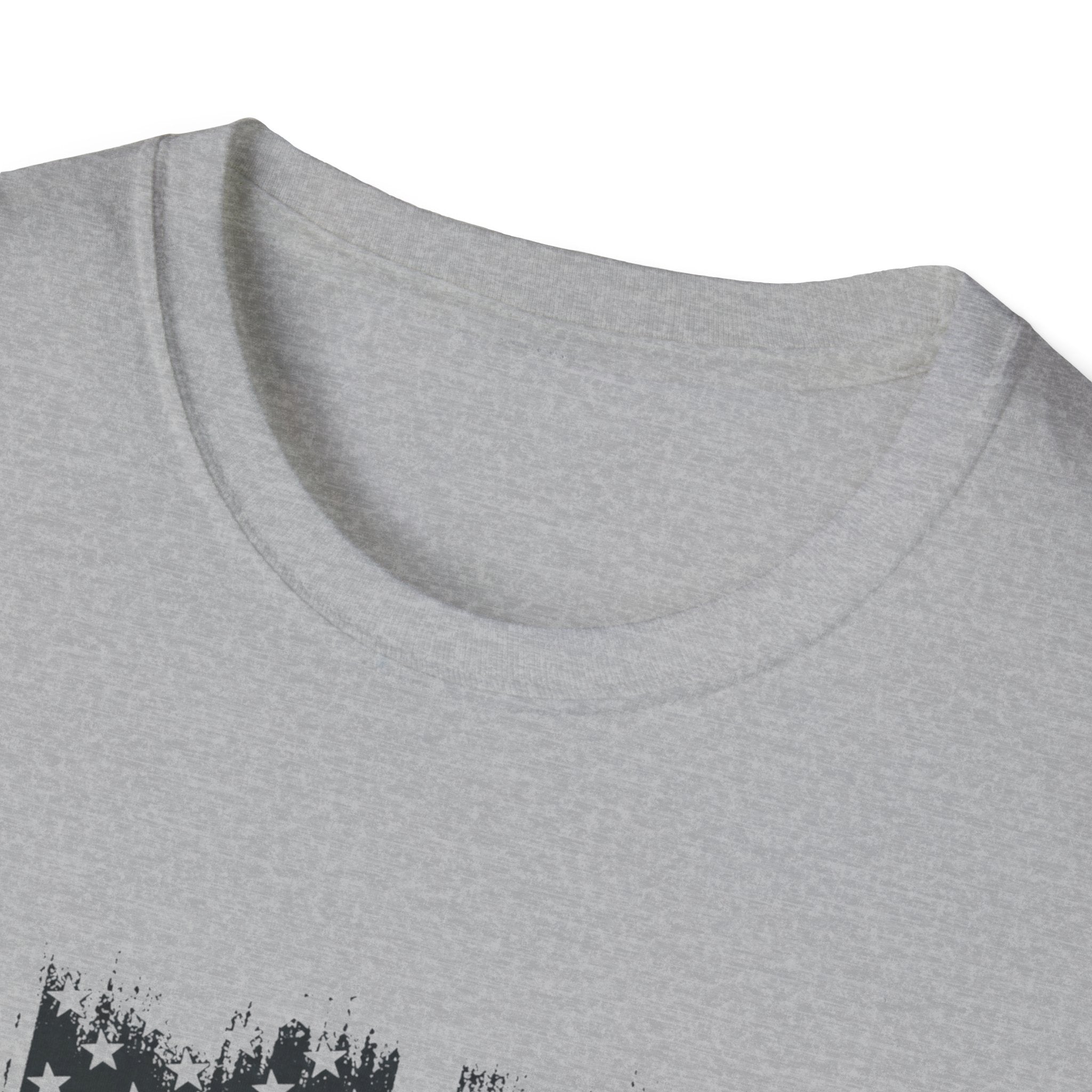 Classic Hot Rod T-Shirt with Distressed American Flag