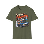 Grumpy Grampy’s Ride T-Shirt — Retro Grandpa Car Racing Tee