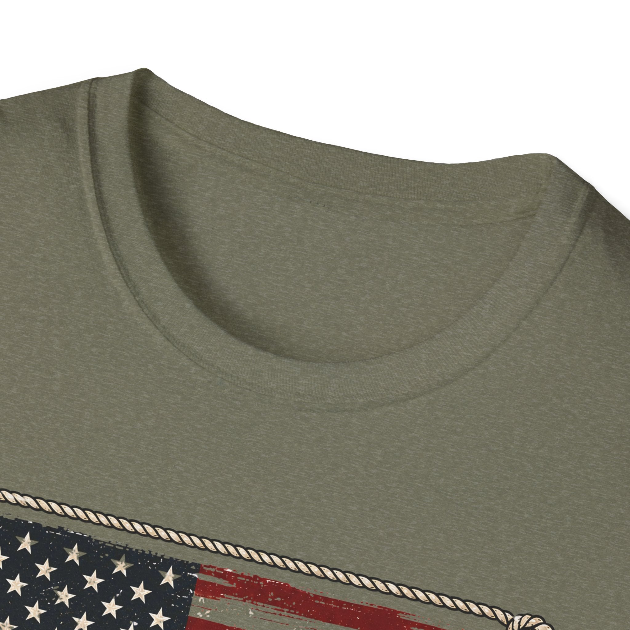Made in America Truck T-Shirt — "Made in America. Built for the Land." Patriotic Vintage Pickup Tee