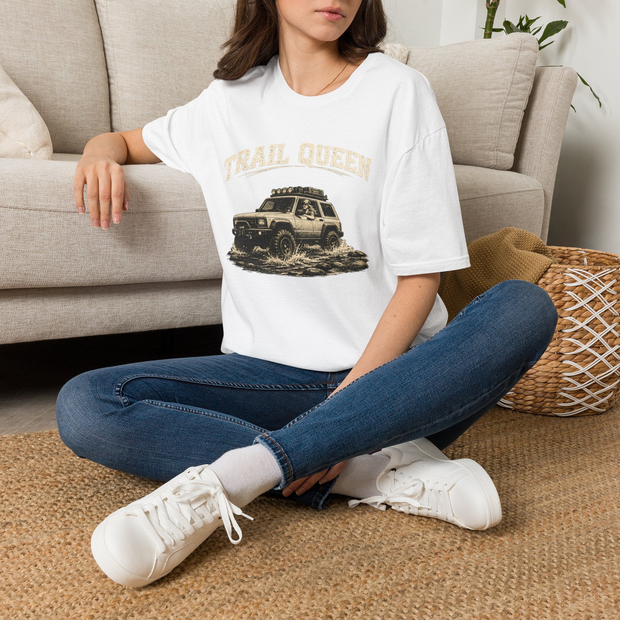 Trail Queen T-Shirt — Off-Road Jeep Adventure Tee for Women