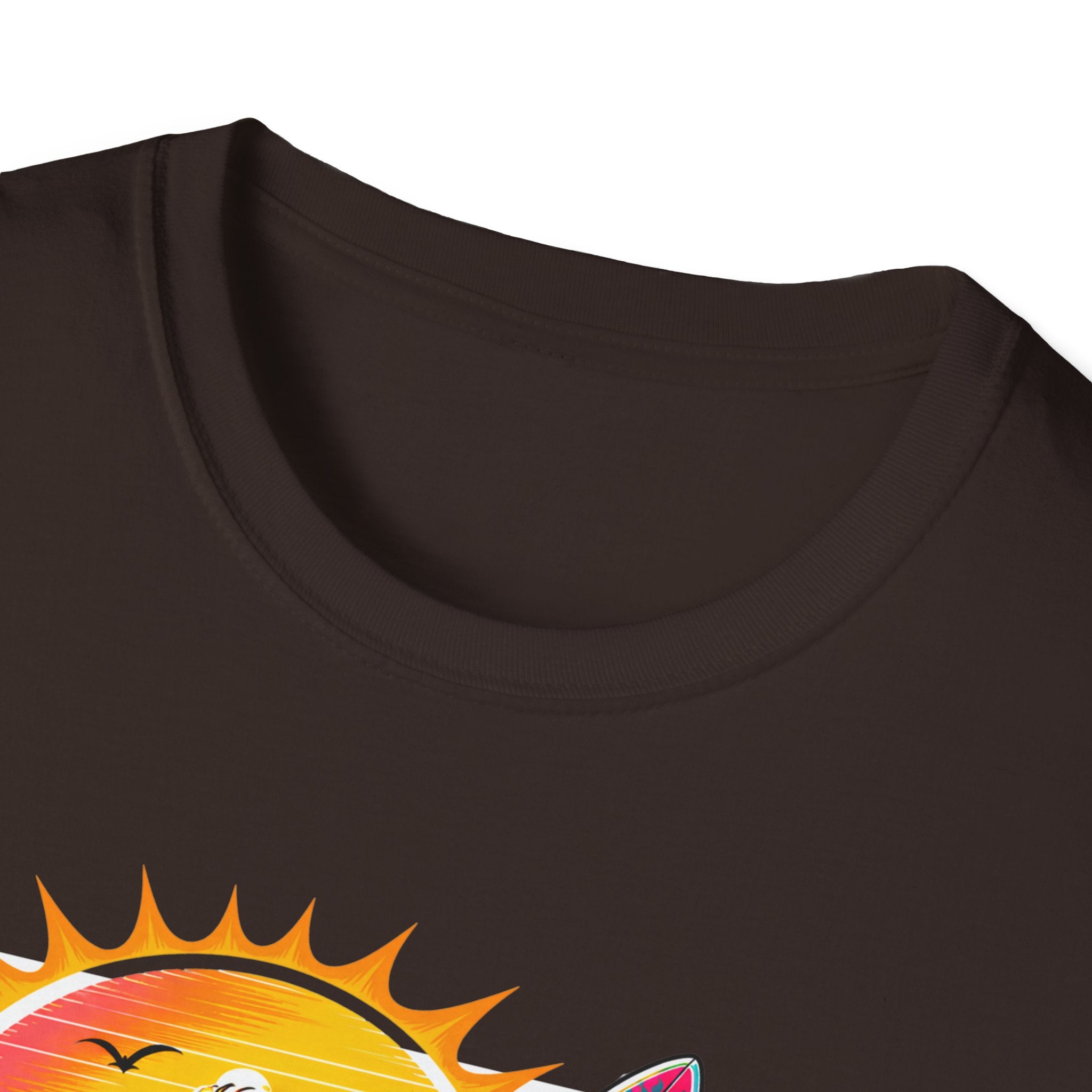 Surfer Girls Rock T-Shirt — Retro Beach Skull Surfboard Tee
