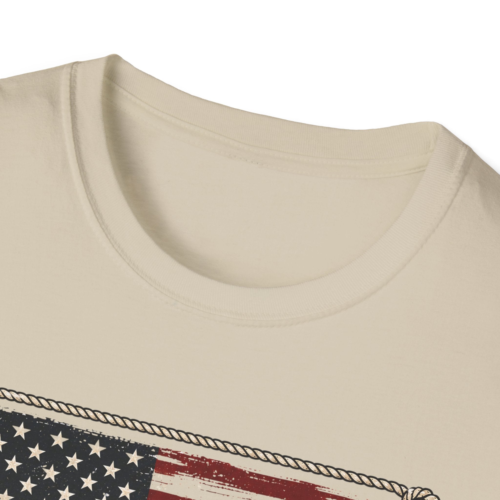 Made in America Truck T-Shirt — "Made in America. Built for the Land." Patriotic Vintage Pickup Tee