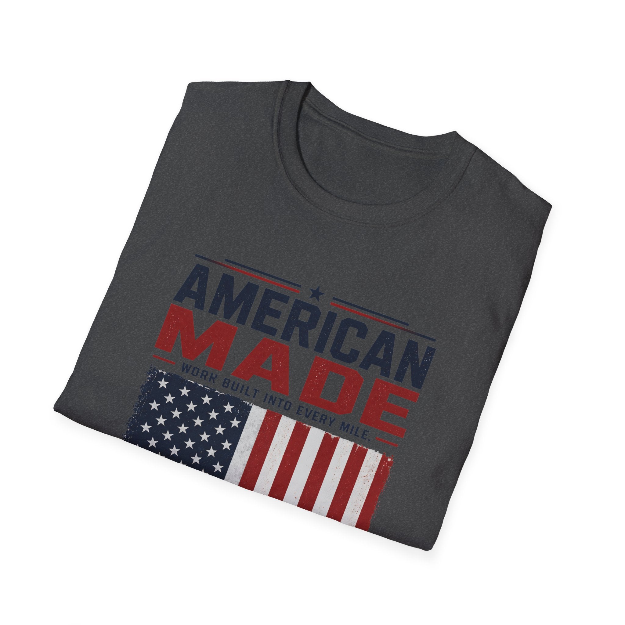 American Made Van T-Shirt — Patriotic USA Work Truck Tee