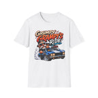 Grumpy Grampy’s Ride T-Shirt — Retro Grandpa Car Racing Tee