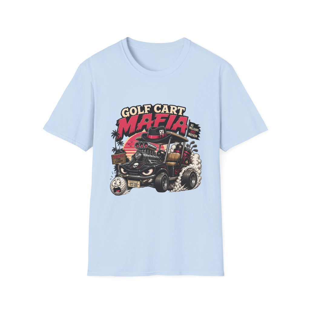 Golf Cart Mafia T-Shirt — Retro Off-Road Golf Cart Graphic Tee