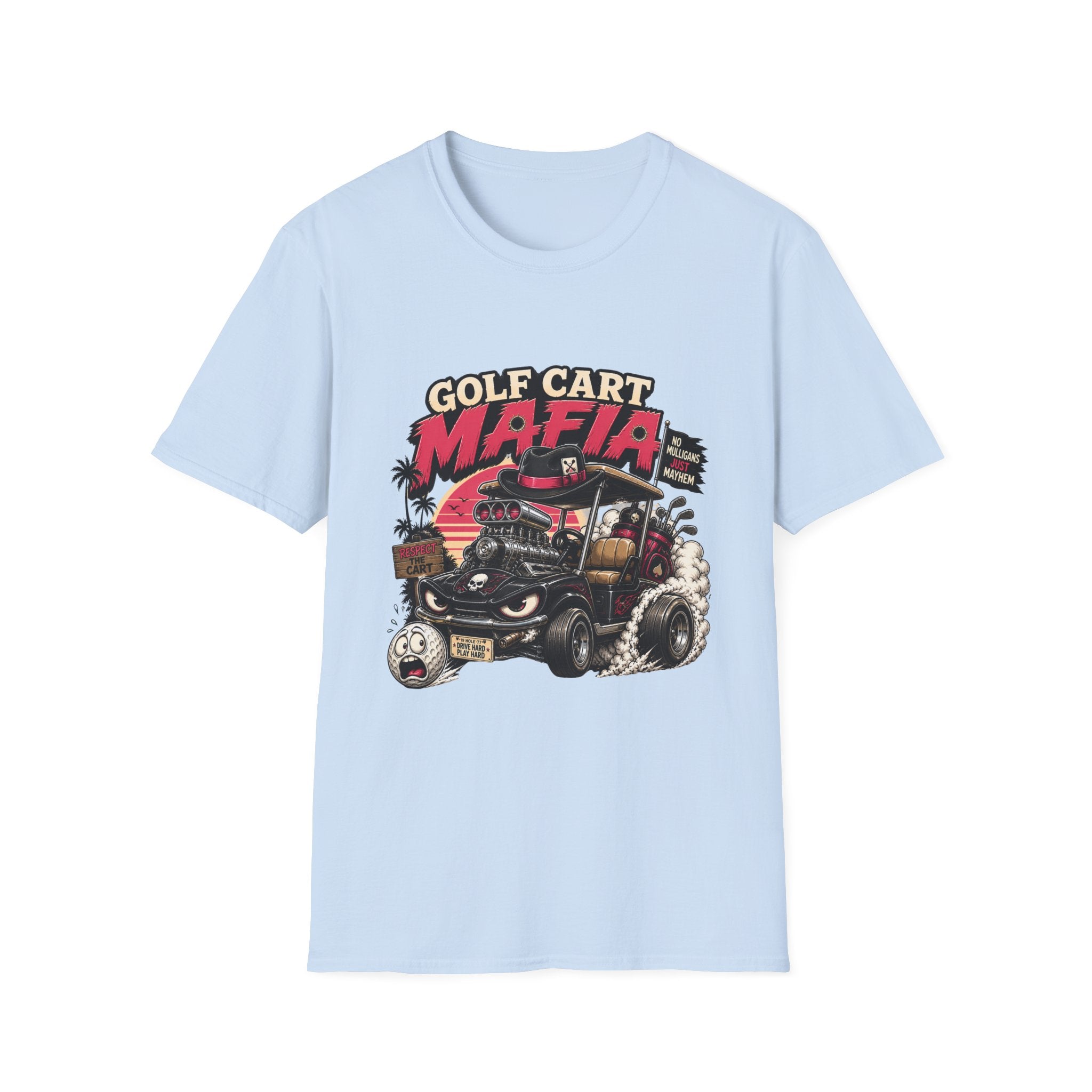 Golf Cart Mafia T-Shirt — Retro Off-Road Golf Cart Graphic Tee