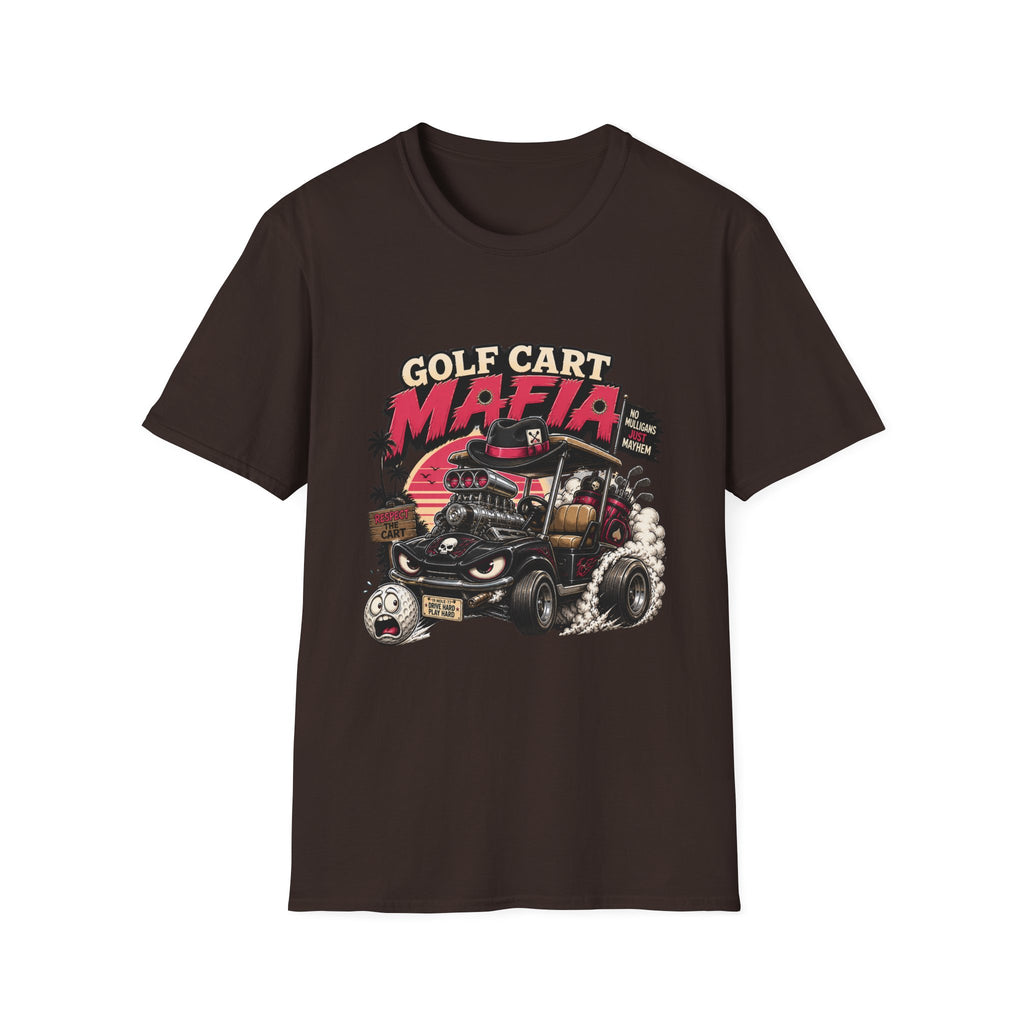 Golf Cart Mafia T-Shirt — Retro Off-Road Golf Cart Graphic Tee
