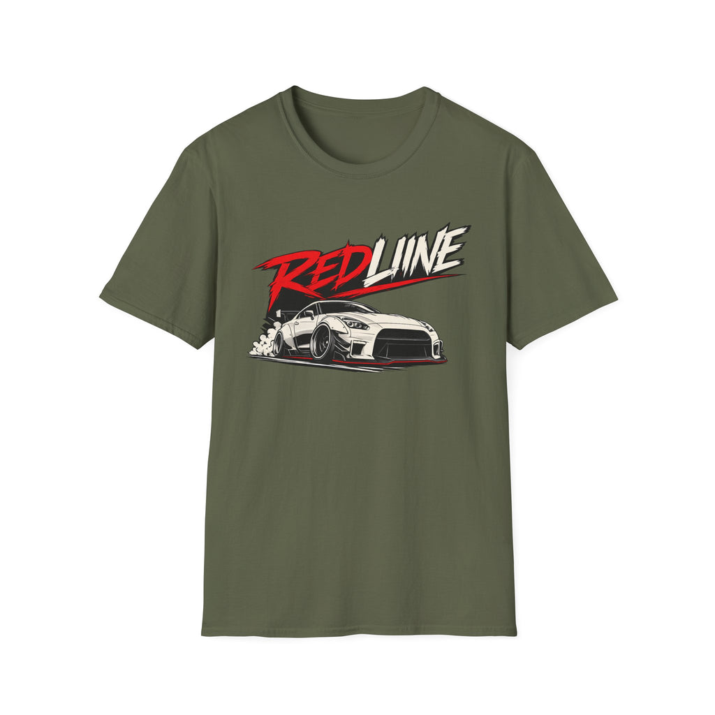 Redline Racing Car T-Shirt — Sporty Drift Graphic Tee