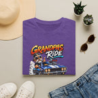 Grandpa's Ride T-Shirt — Vintage Muscle Car & Dog Graphic Gift
