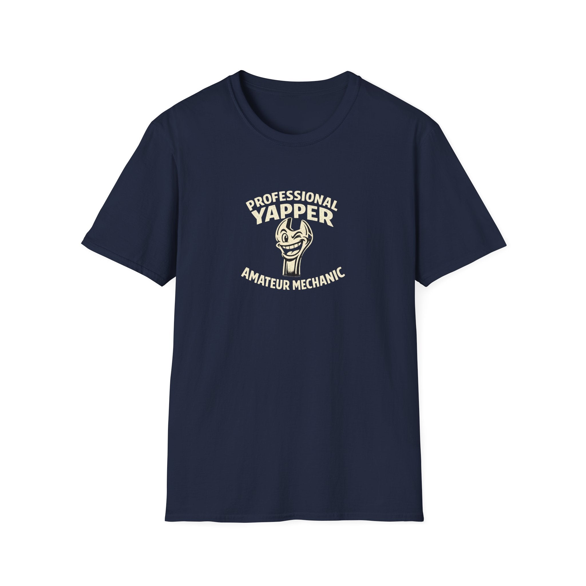 T-Shirt — "Professional Yapper, Amateur Mechanic" Funny Mechanic Tee