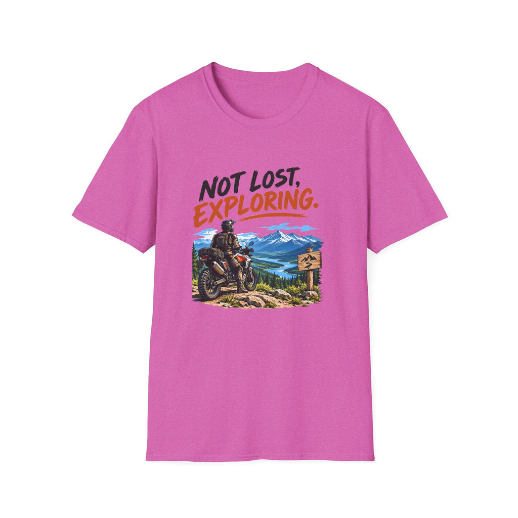 Not Lost, Exploring Motorcycle Adventure T-Shirt