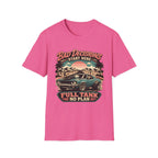 Bad Decisions Start Here Vintage Muscle Car T-Shirt — "Full Tank No Plan"