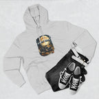 Night Drive Graphic Hoodie — 'Night Shift' Vintage Car Fleece Pullover