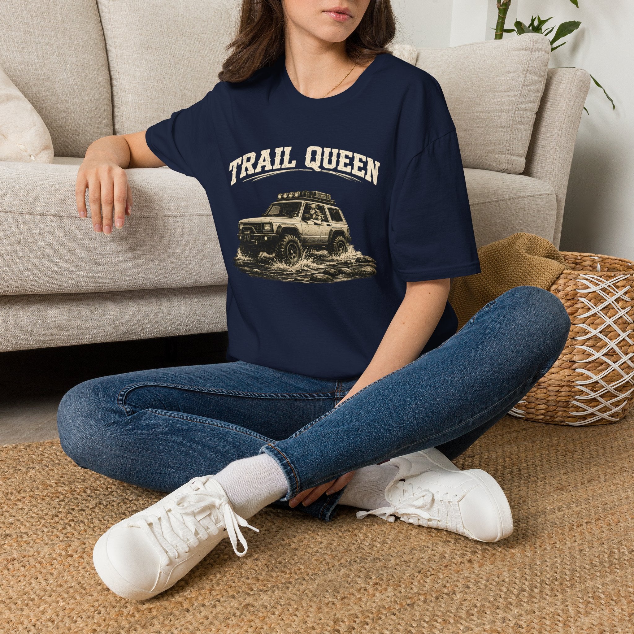 Trail Queen T-Shirt — Off-Road Jeep Adventure Tee for Women