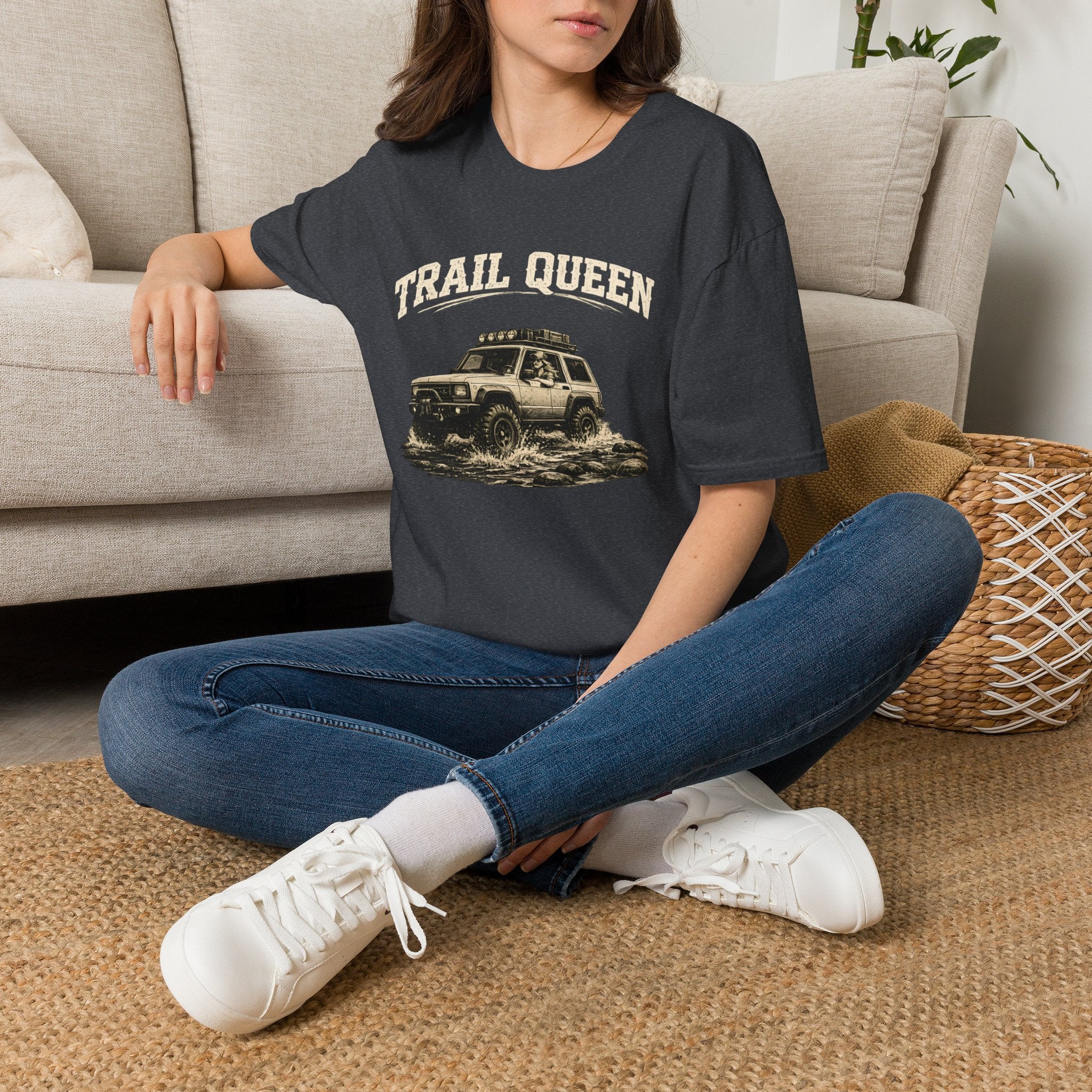 Trail Queen T-Shirt — Off-Road Jeep Adventure Tee for Women