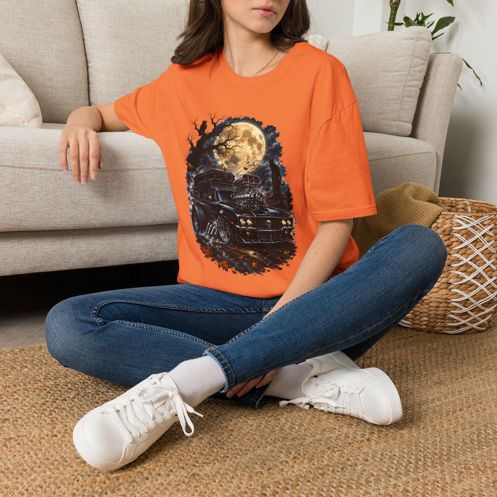 Halloween Full Moon Train T-Shirt