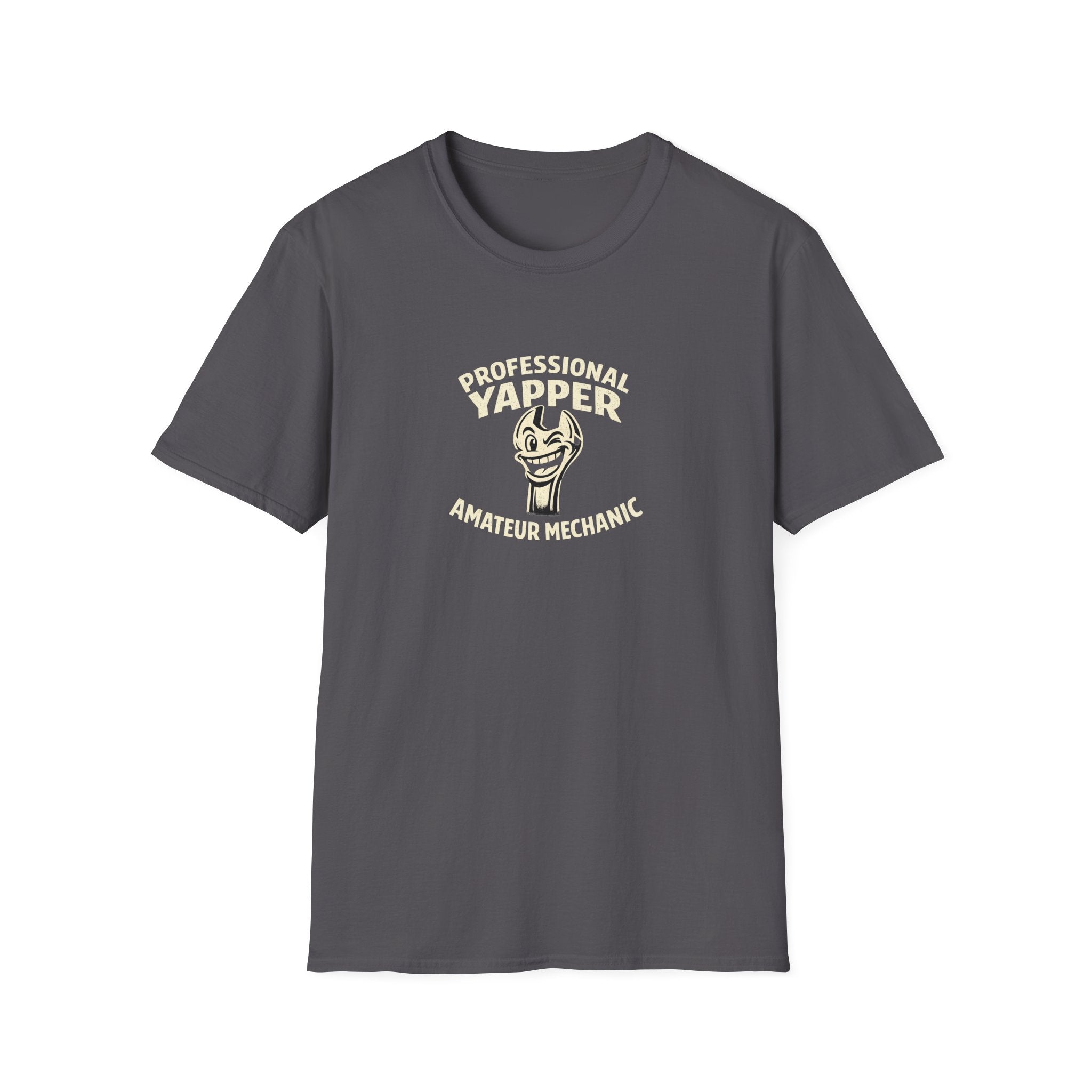 T-Shirt — "Professional Yapper, Amateur Mechanic" Funny Mechanic Tee