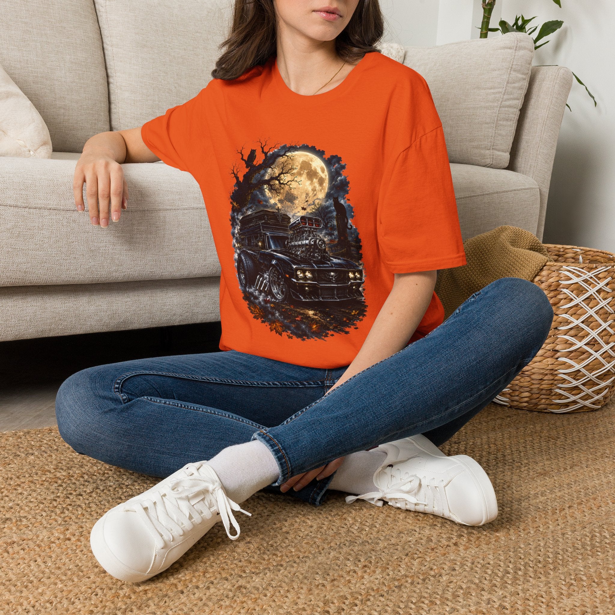 Halloween Full Moon Train T-Shirt