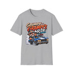 Grumpy Grampy’s Ride T-Shirt — Retro Grandpa Car Racing Tee