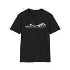 Desert Caravan Tee — Vintage Camel & Wagon Silhouette Travel T-Shirt