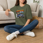 Grandpa's Ride T-Shirt — Vintage Muscle Car & Dog Graphic Gift