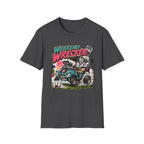 Weekend Wrecker Golf Cart T-Shirt — Retro Tropical Driving Club Tee
