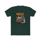 T-Shirt — "Wheelin' & Dealin'" Vintage Hot Rod Wolf Graphic Tee