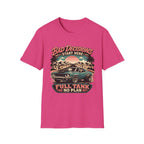 Bad Decisions Start Here Vintage Muscle Car T-Shirt — "Full Tank No Plan"