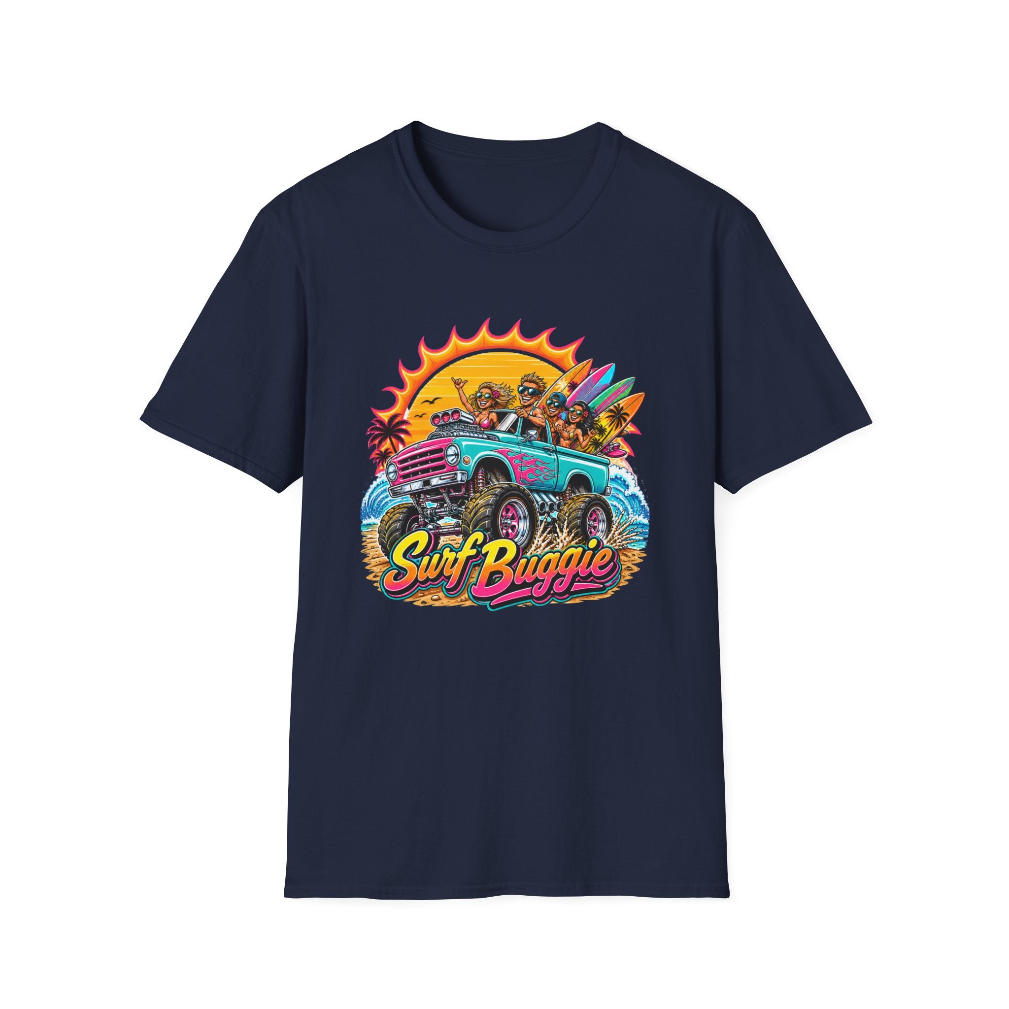 Surf Buggy T-Shirt — Retro Beach Cruiser Graphic Tee