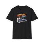 Grandpa's Ride T-Shirt — Vintage Muscle Car & Dog Graphic Gift