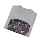 T-Shirt — "Reverse Engineering Really Works" Alien Hot Rod Graphic Tee