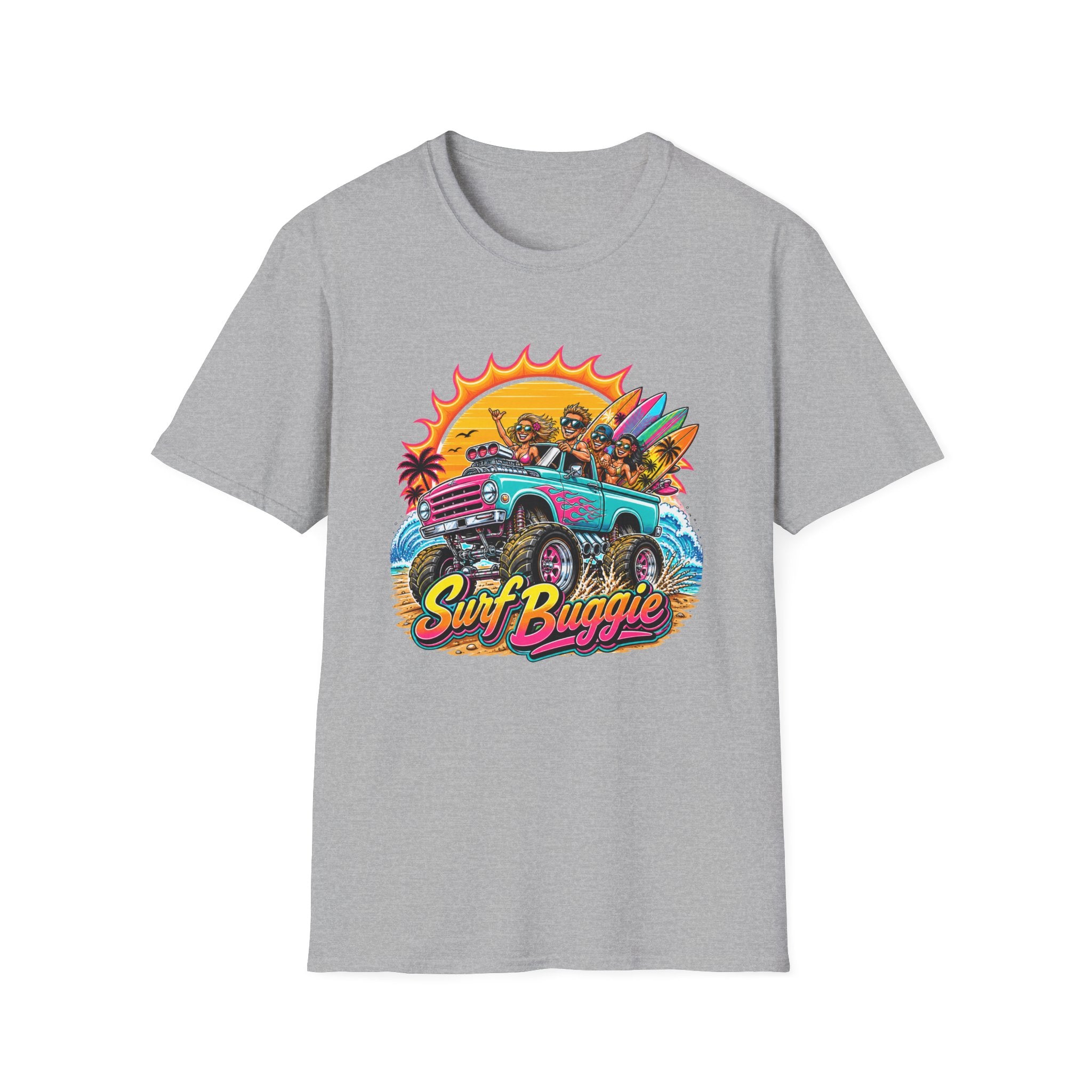 Surf Buggy T-Shirt — Retro Beach Cruiser Graphic Tee